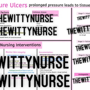 Pressure Ulcers, Nursing Fundamentals PDF Guide