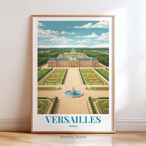 Versailles France Metal License Plate Sign, Palace of Versailles