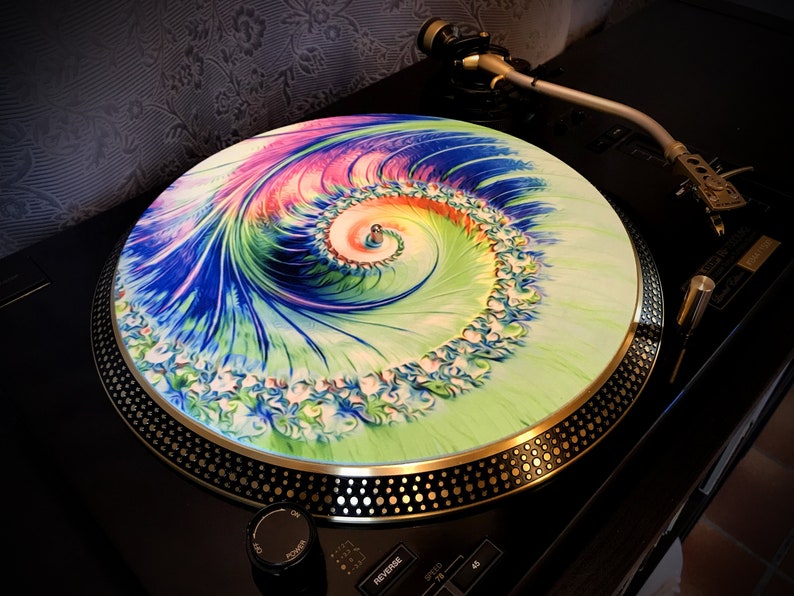Zoetrope Felt Turntable Slipmat Tripofonica 2 Etsy