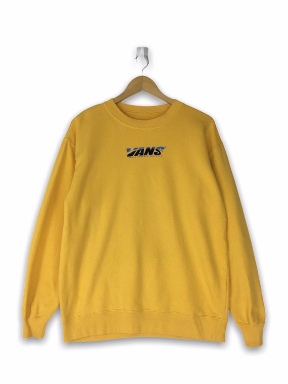 vans yellow jumper