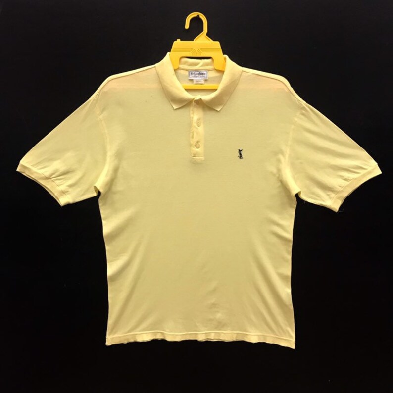 saint laurent small logo tee