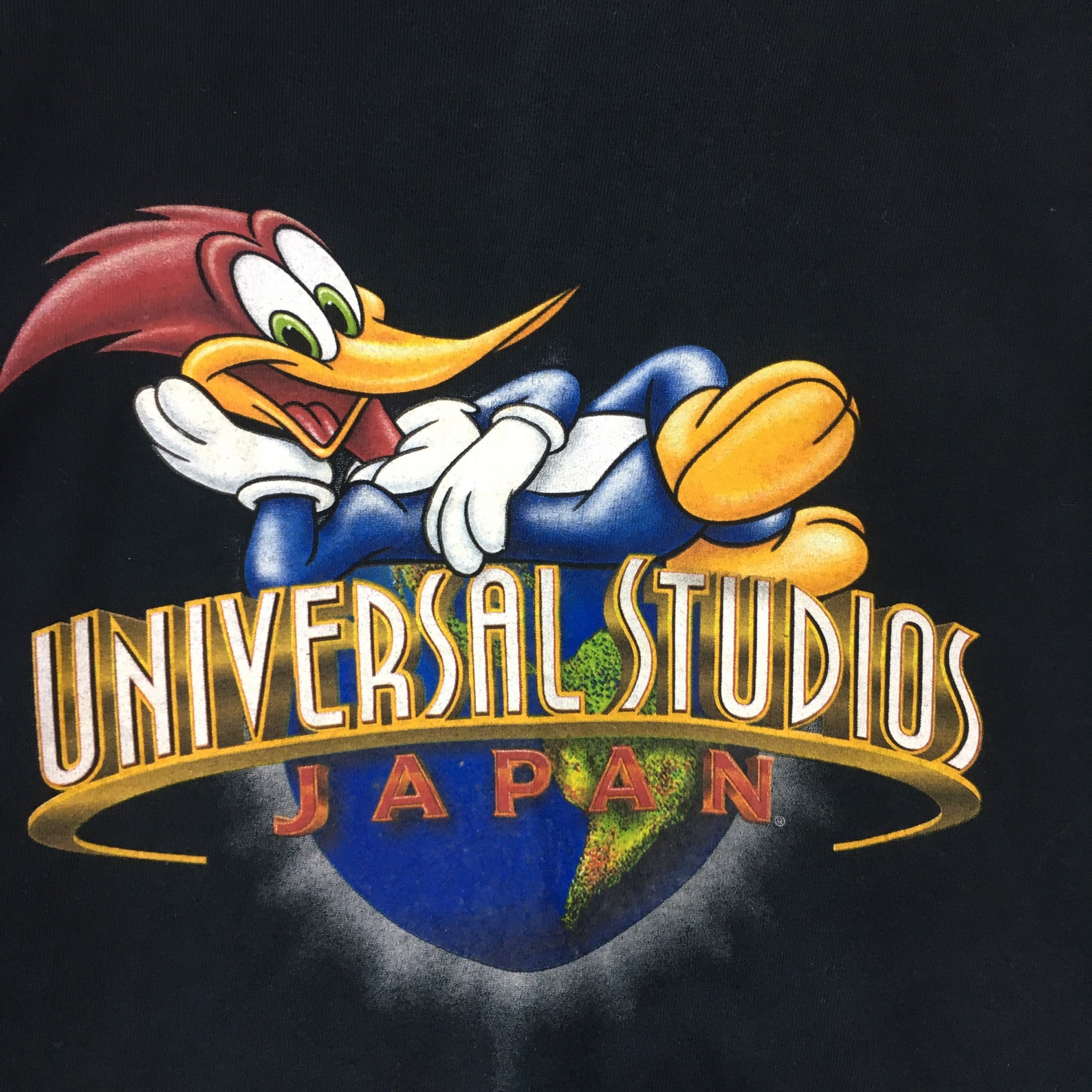 Rare Vintage Woody Woodpecker Universal Studio Big Spellout Etsy