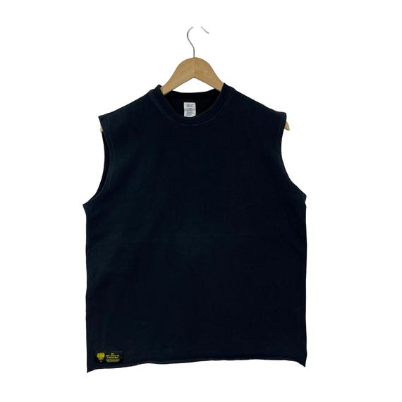 WTAPS, WTAPS Visual Upamored Black Sleeveless Tank Top Shirt XL / XRAY