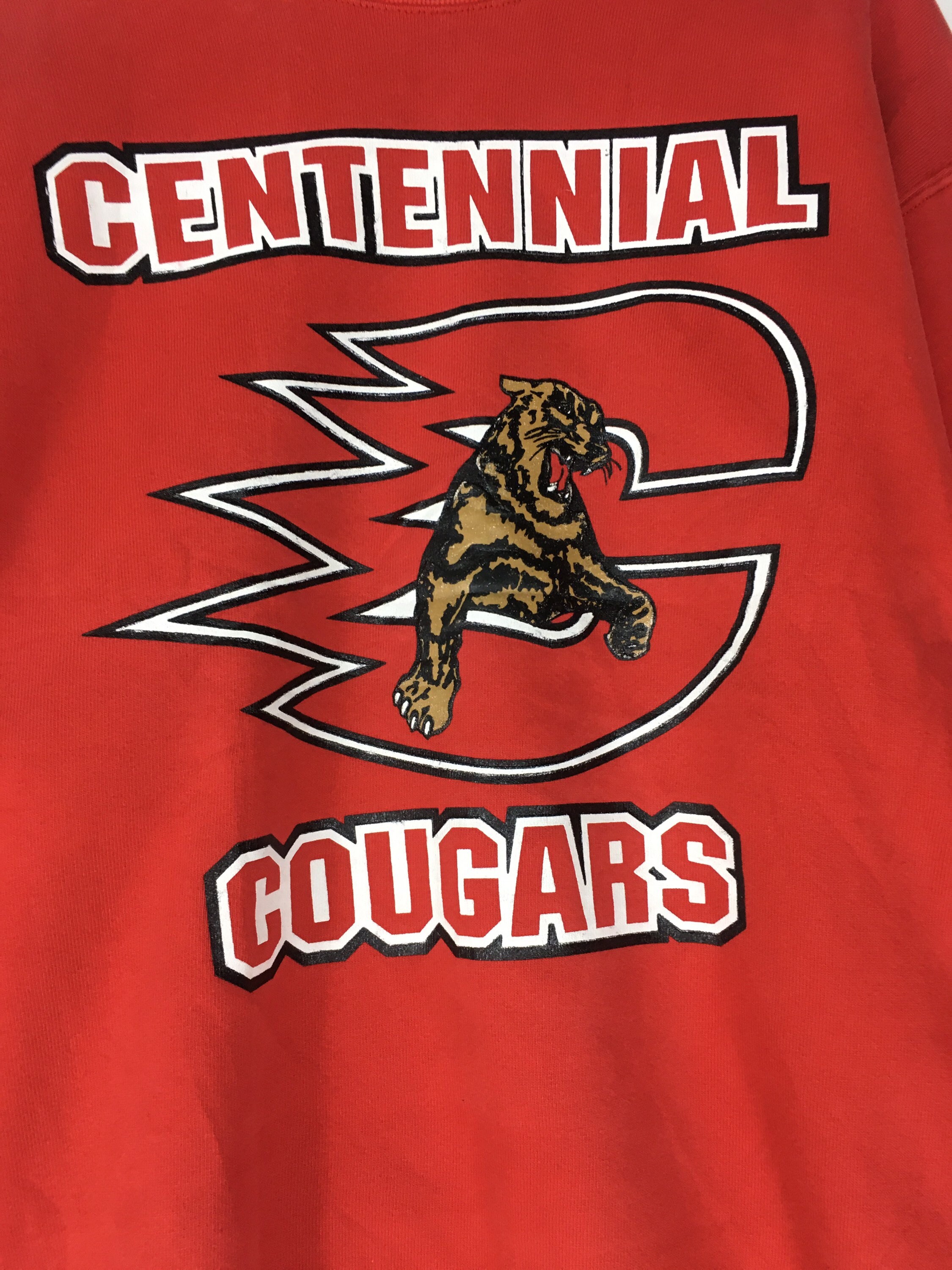 Vintage 90s Rare Design Centennial Cougars Sweatshirt Jumper - Etsy New ...