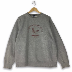 Rare Vintage 90s Stussy Sweatshirt Pullover Stussy Crewneck Jumper  Stussy  big logo Spellout gift Size M