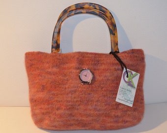 Bolso de lana de fieltro