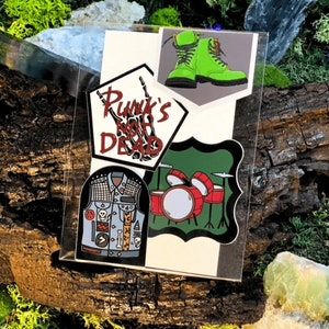 Pack d'autocollants punk rock