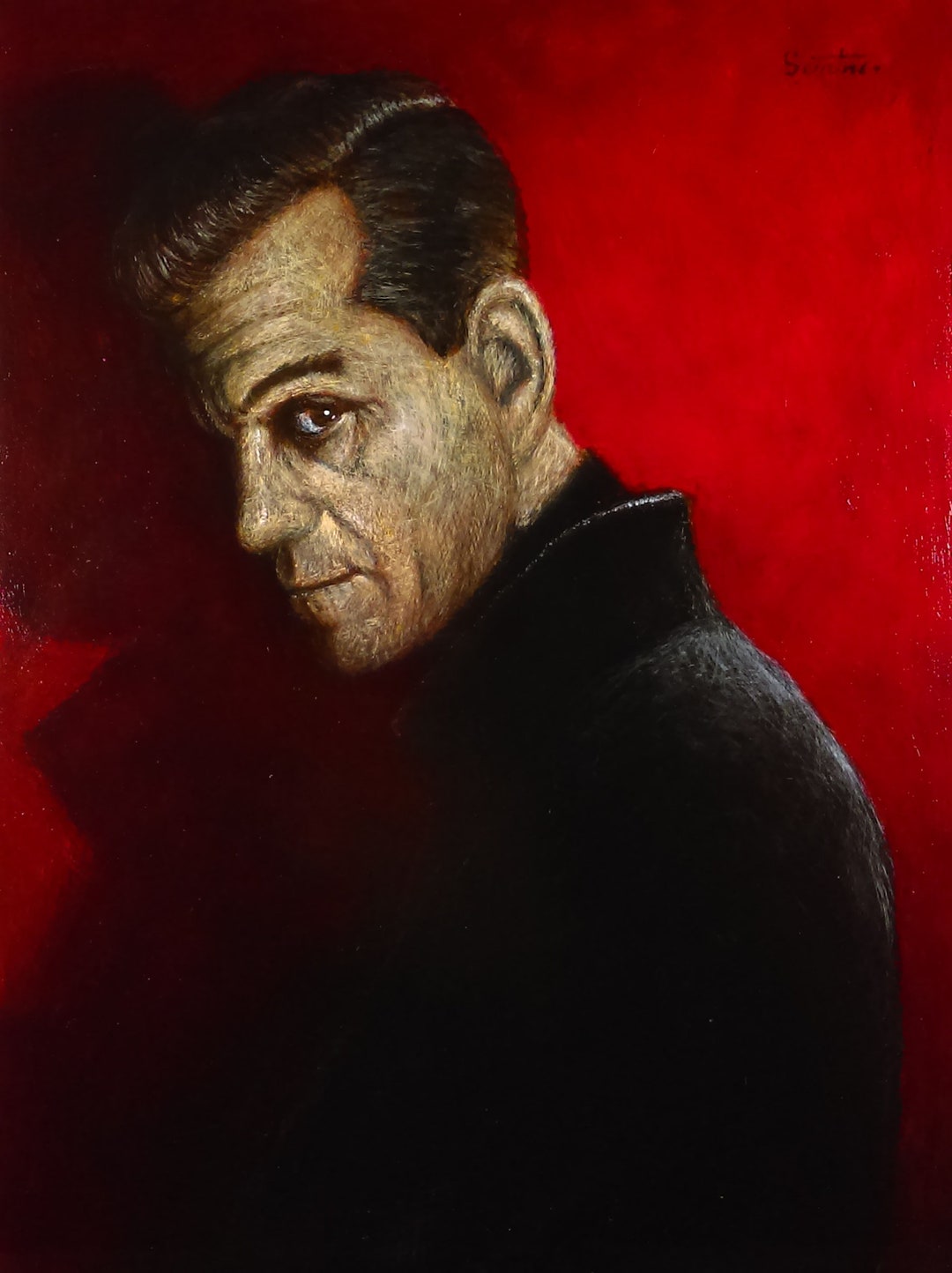 Boris Karloff in "the Black Cat" - Etsy