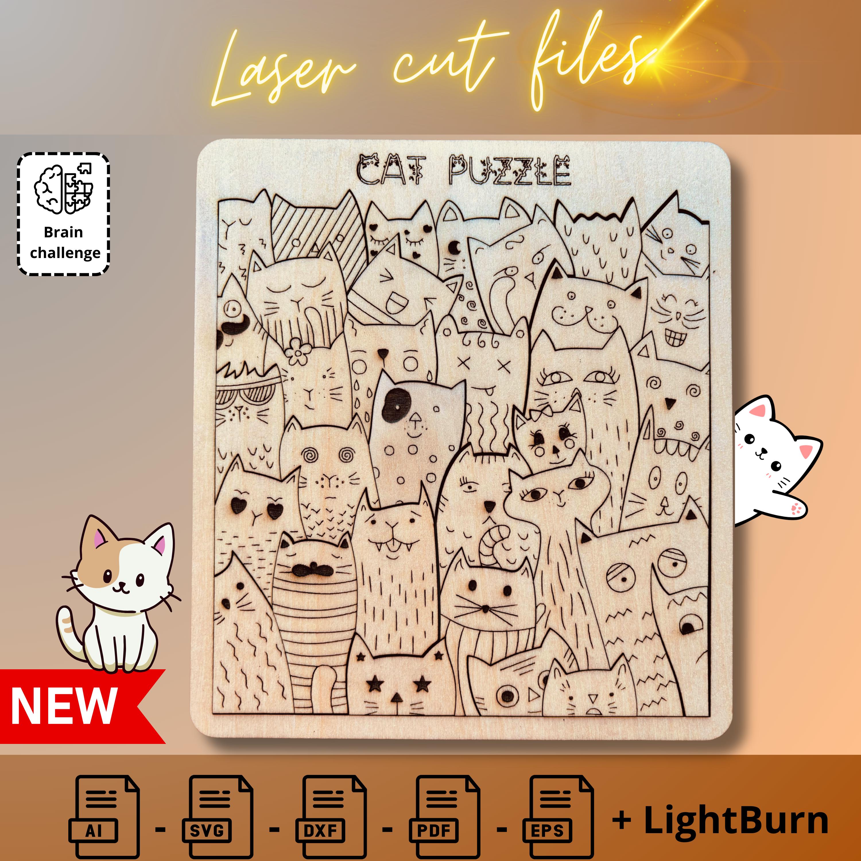 Cat puzzle - Etsy 日本