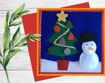 Childrens Sensory Busy Book Page - Toddler Quiet Activity Build A Book Montessori Style Learning