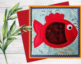 Childrens Sensory Busy Book Page - Toddler Quiet Activity Build A Book Montessori Style Learning