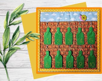 Childrens Sensory Busy Book Christmas Page - Toddler Quiet Activity Build A Book Montessori Style Learning