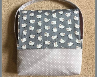 Childrens Sensory Busy Book Bag - Toddler Quiet Activity Build A Book Montessori Style Learning