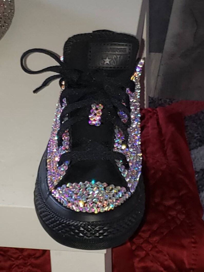 converse rhinestone sneakers