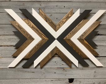 Geometric wood wall art, Wood wall art, Wood wall decor, Home decor,