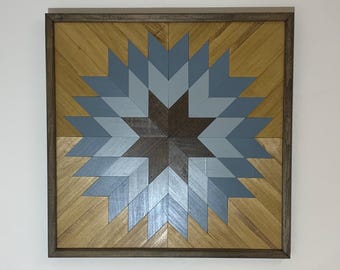 Barn quilt wood wall art, Farmhouse wall decor, Farmhouse, Wood wall art, Home decor, Wood wall signs, Wall art,