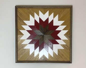 Barn quilt wood wall art, Farmhouse wall decor, Farmhouse, Wood wall art, Home decor, Wood wall signs, Wall art,