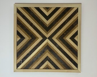 Geometric wood wall art, Wood wall art, Wood wall decor, Home decor, Wood wall sign, Wood wall decor, Modern wall art