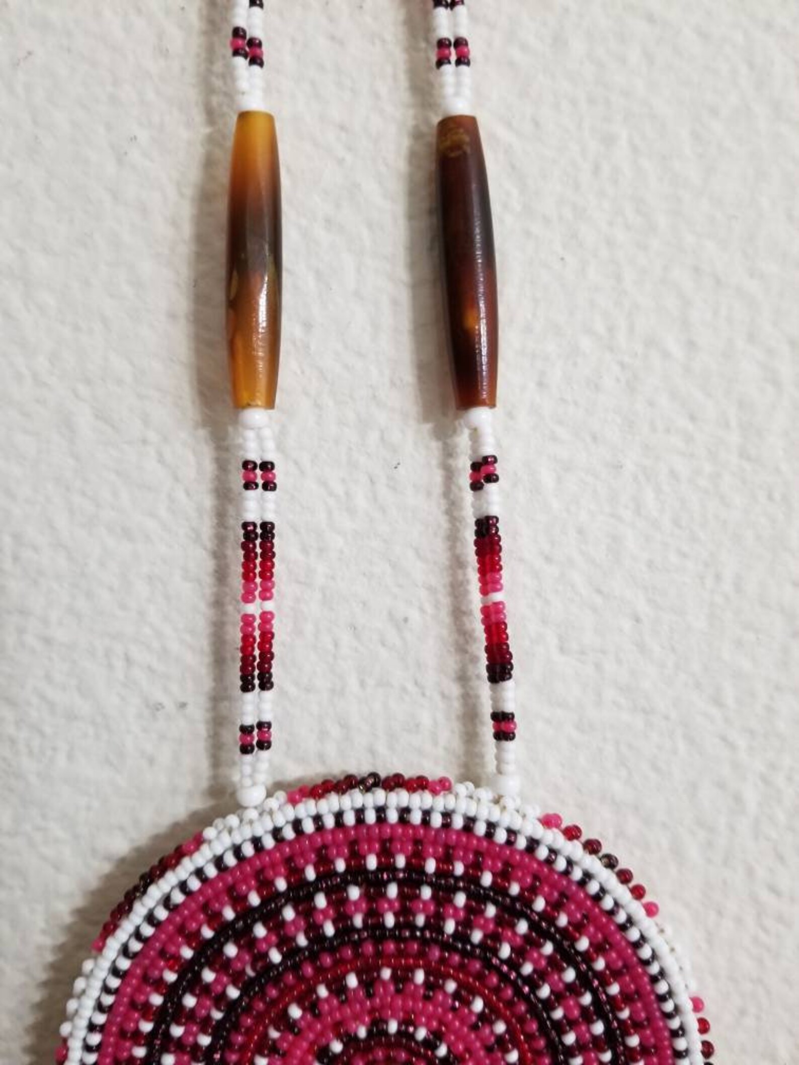 Native American Beaded Medallion Created by Thomas Harvey an Etsy