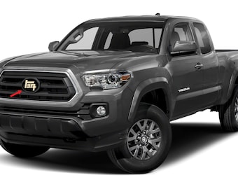 2016-2021 Toyota Tacoma front emblem vinyl overlay