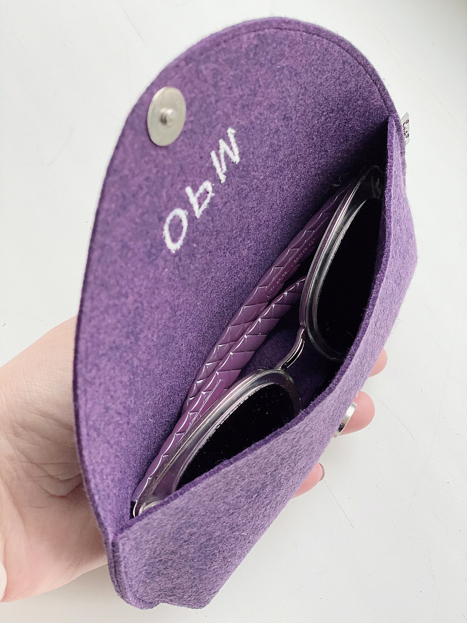 CASE FOR GLASSES Personalized Sunglasses Case Felt Glasses Etsy