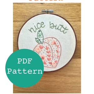Nice Butt Embroidery Pattern