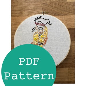 Max Goof Embroidery Pattern