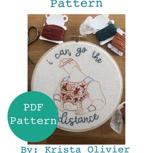 Hercules Embroidery Pattern