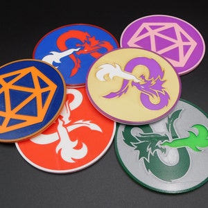 RPG Themed Coasters