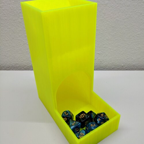 Crystal Dice Tower Accessories 3d Printed Tabletop Gaming Etsy