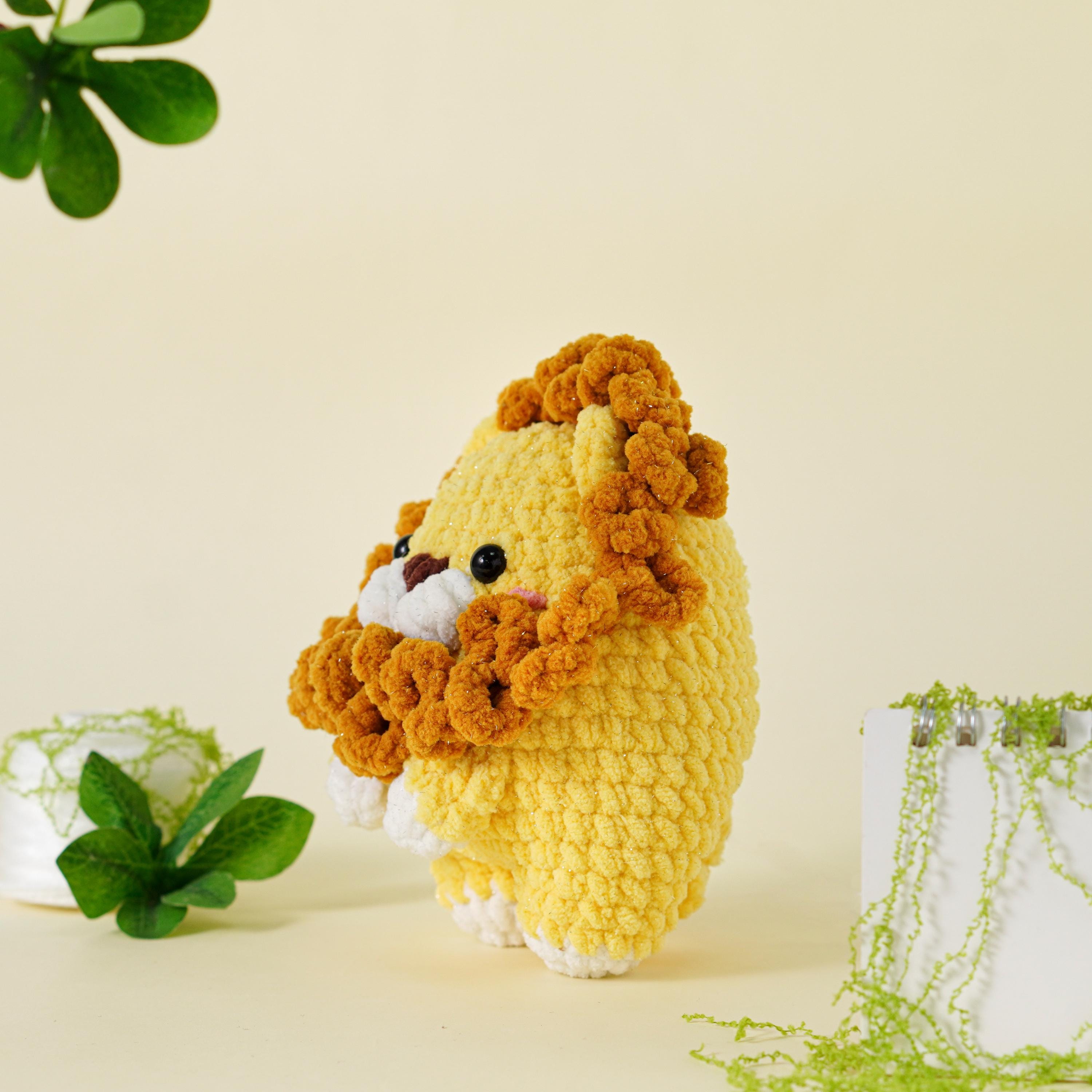 Lion Crochet Pattern, Low Sew Amigurumi Crochet Patterns, Low Sew ...