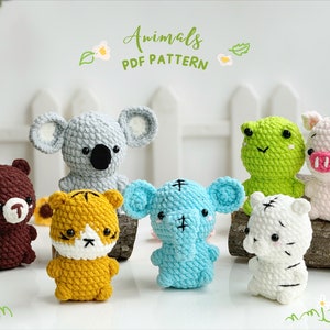 Bundle 7IN1 No Sew Crochet Pattern, No Sew Amigurumi Crochet Patterns