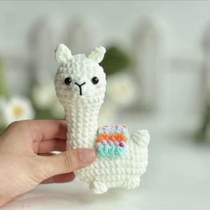 llama Low Sew Crochet Pattern, No Sew Amigurumi Crochet Patterns, Crochet Pattern, Plushie Pattern image 3