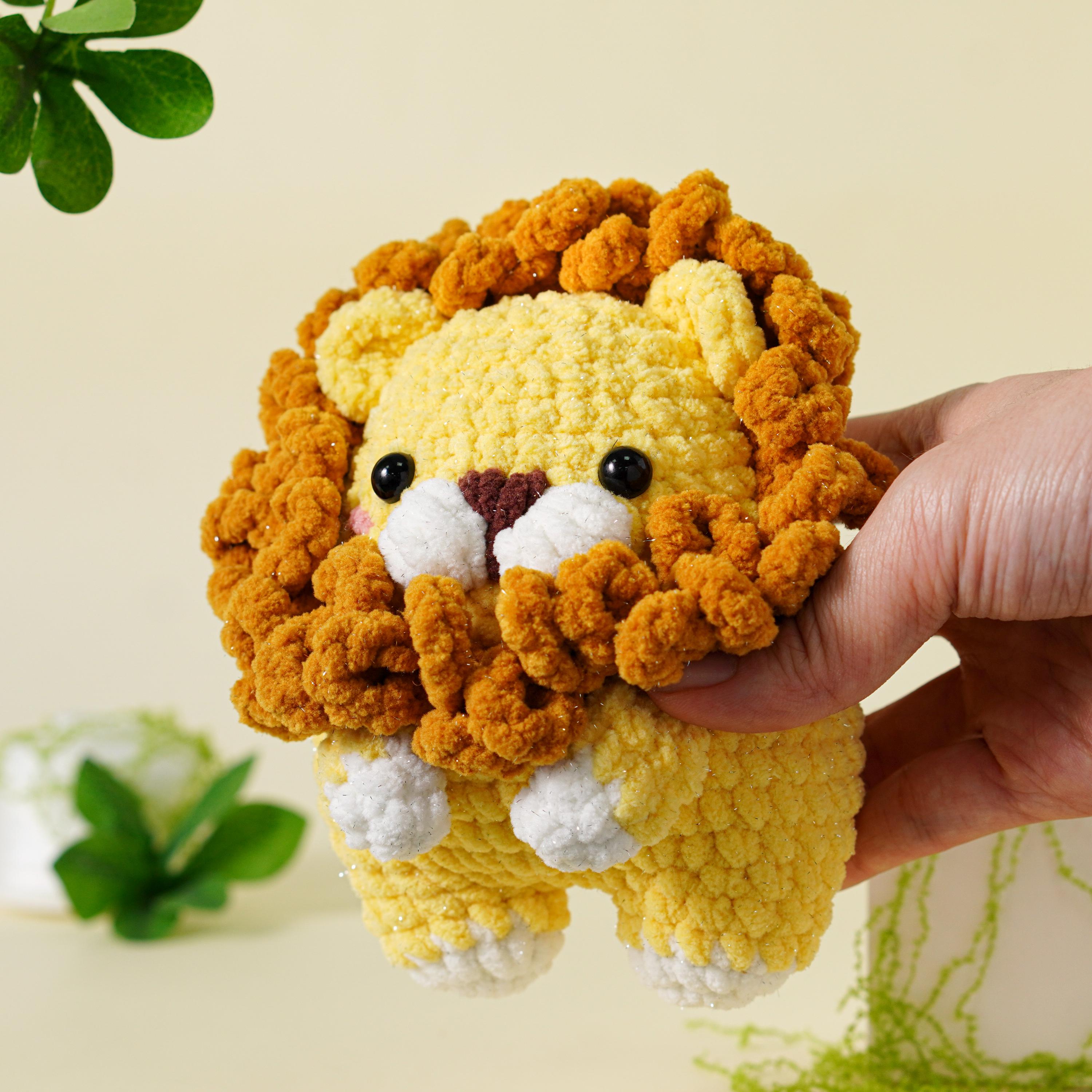 Lion Crochet Pattern, Low Sew Amigurumi Crochet Patterns, Low Sew ...