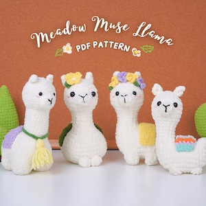 LLama Low Sew Crochet Pattern Bundle, Amigurumi Crochet Patterns, Llama Crochet Pattern
