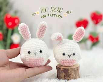 Hase Häkelanleitung, No Sew Amigurumi Häkelanleitung, No Sew Häkelanleitung