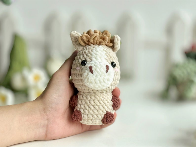 No Sew Adorable Farm Crochet Pattern, No Sew Amigurumi Crochet Patterns Owl Crochet, Llama Crochet, Horse Crochet pattern image 8