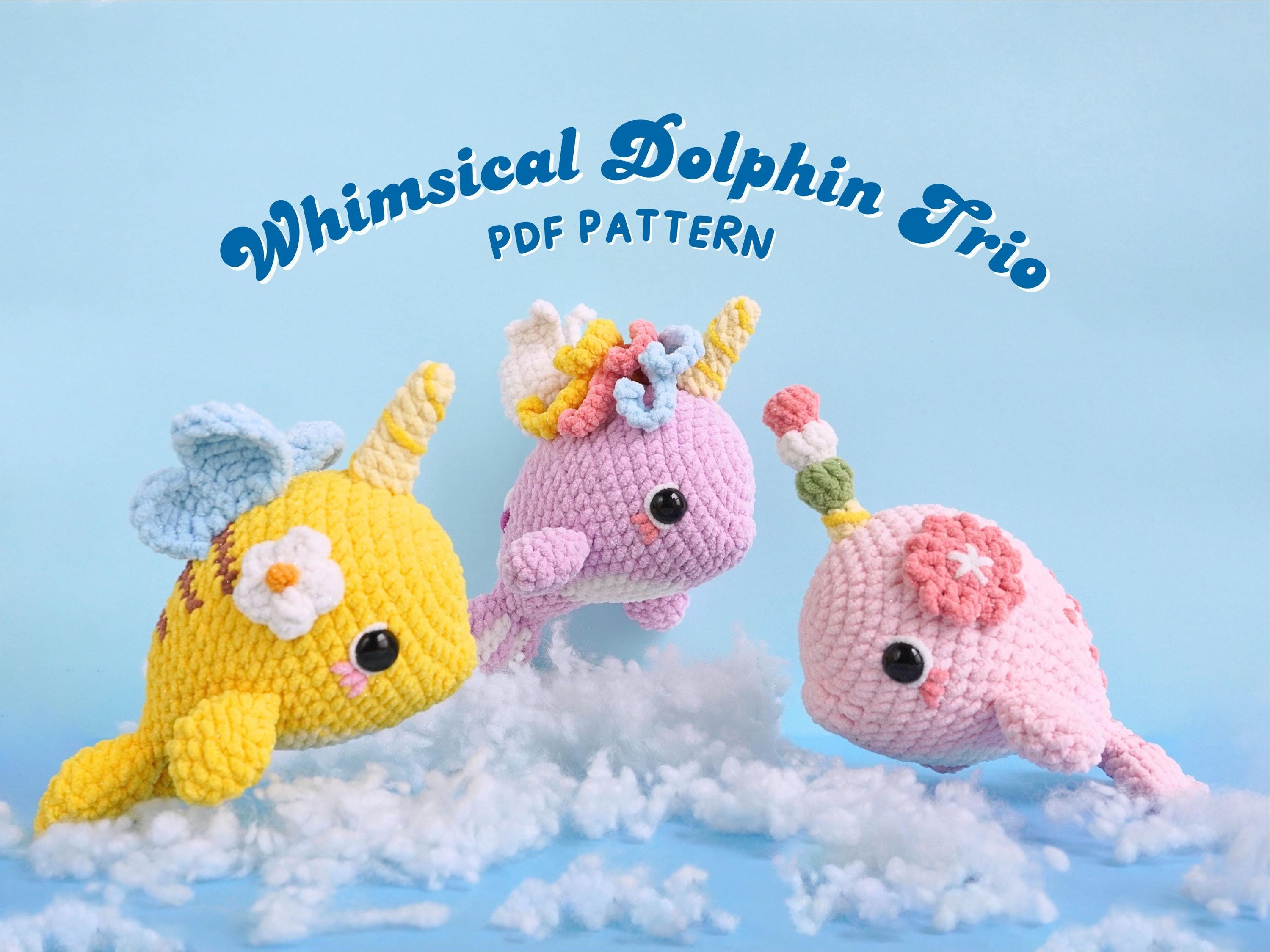 30 Dolphin Crochet Patterns for Ocean-Inspired Amigurumi, Gifts, and Nursery Decor 19 Dolphin Pattern Bundle with Fantasy Variations