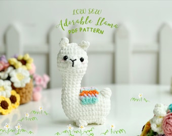 Modèle au crochet taille basse Lama, Modèles au crochet amigurumi couture basse, Modèle au crochet, Modèle de peluche
