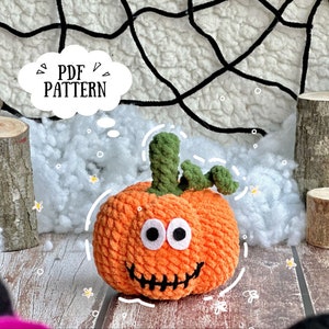 Halloween Pumpkins Amigurumi Crochet Pattern, Halloween Crochet Pattern, Halloween Amigurumi Crochet Patterns