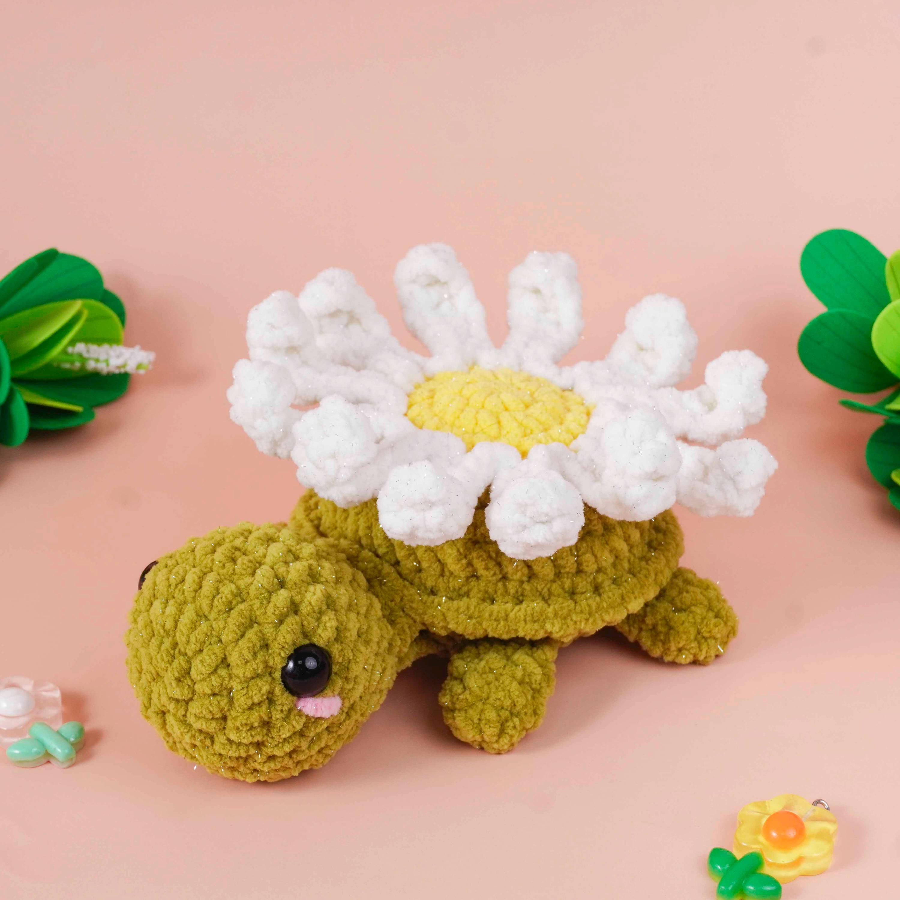 Daisy Turtle No Sew Crochet Pattern, No Sew Amigurumi Crochet Pattern ...