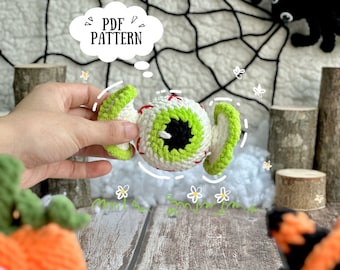 Halloween Candy Eye Crochet Patterns, Halloween Crochet Pattern, Halloween Amigurumi Crochet Patterns