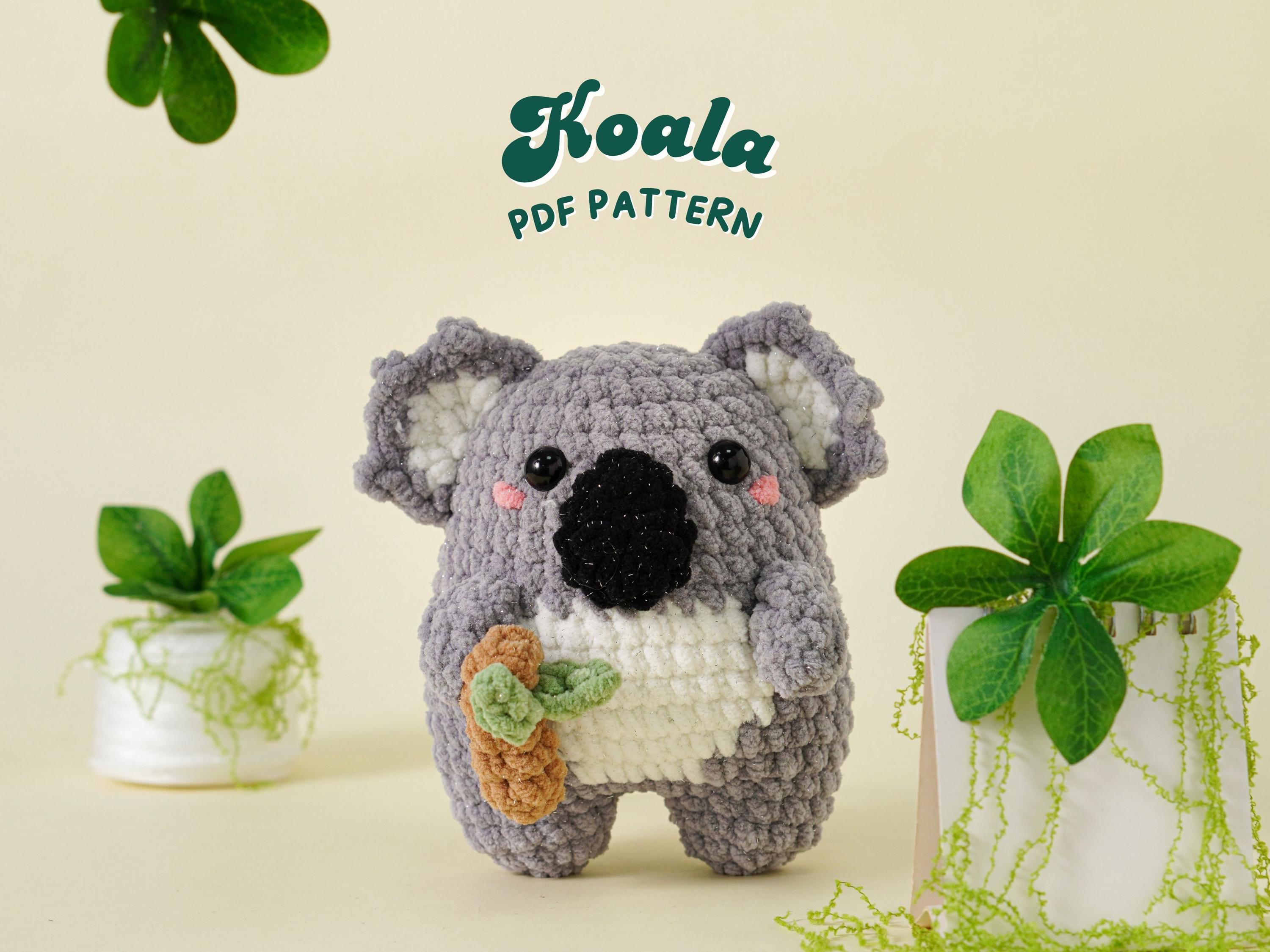 Low-Sew Koala Plush Pattern