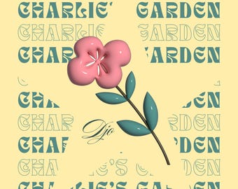 Djo The Crux Charlie's Garden Digital Download Poster Vintage Design Wall Art Room Decor