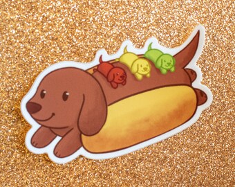 Hot Doggos Vinyl Die Cut Sticker 3"