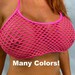 Cabaret Fishnet Halter Top - Variety of Colors