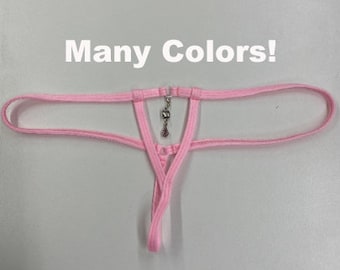 Absolutely Nothing Bikini Bottoms with Dangle - Other Colors Available