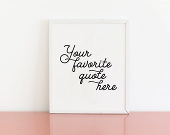 Cursive Wall Poster - Etsy