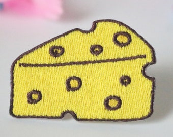 Cheese Patch Etsy - cheese patch food gorgeous iron on patch applique embroidered sew on high quality for denim jacket sew on