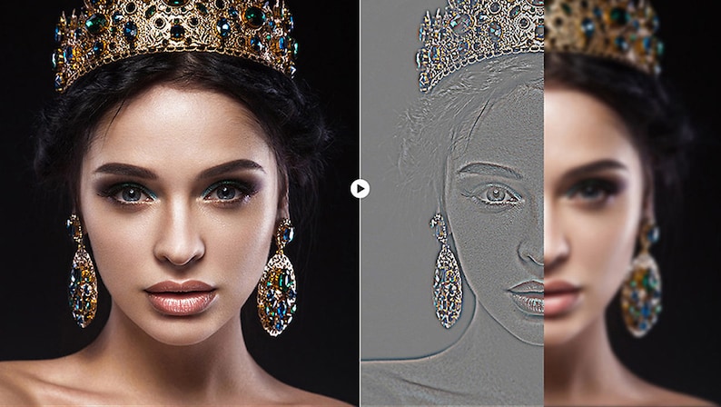 Skin Retouch Actions 100 Professional Retouch Actions Fast Retouch